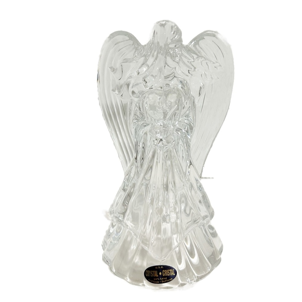 Elegant Glass Angel Figurine